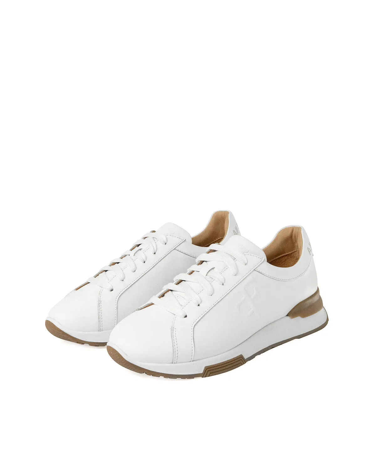 Finsbury All The Time sneakers wit leer dames