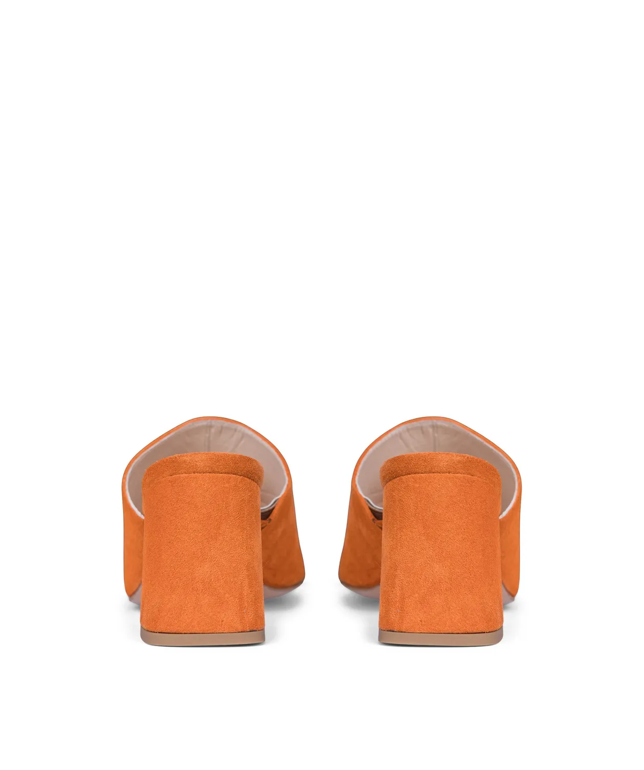 Finsbury Sonia muiltje oranje suède hak 6,5 cm
