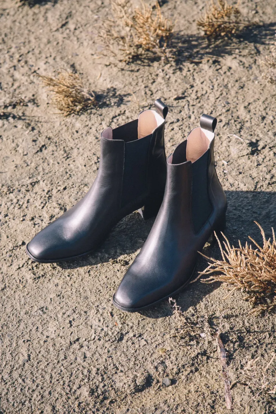 Jutelaune Classic Heel Boots enkellaarzen leer