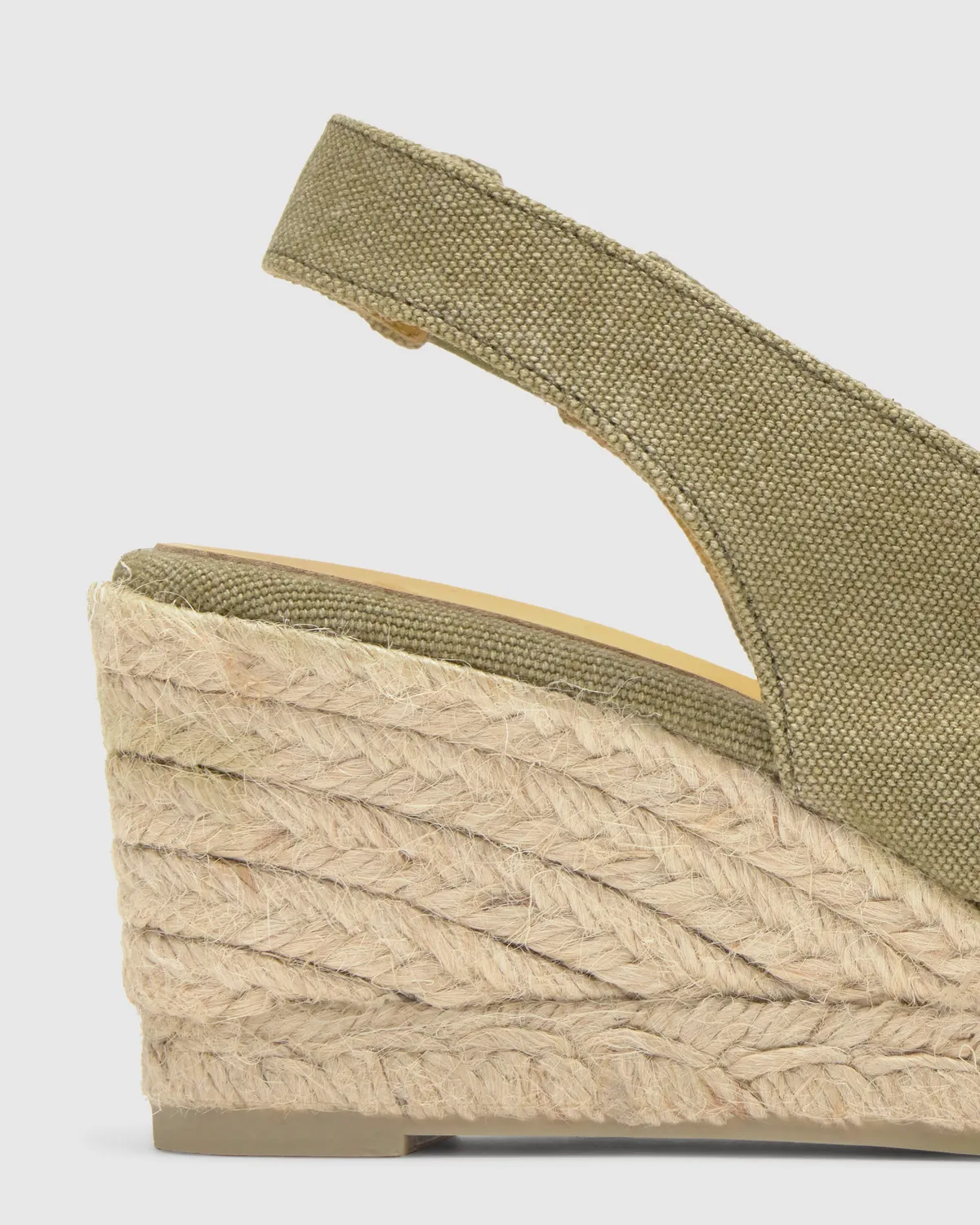Castaner Diana 6 002 espadrilles groen peeptoe 7 cm