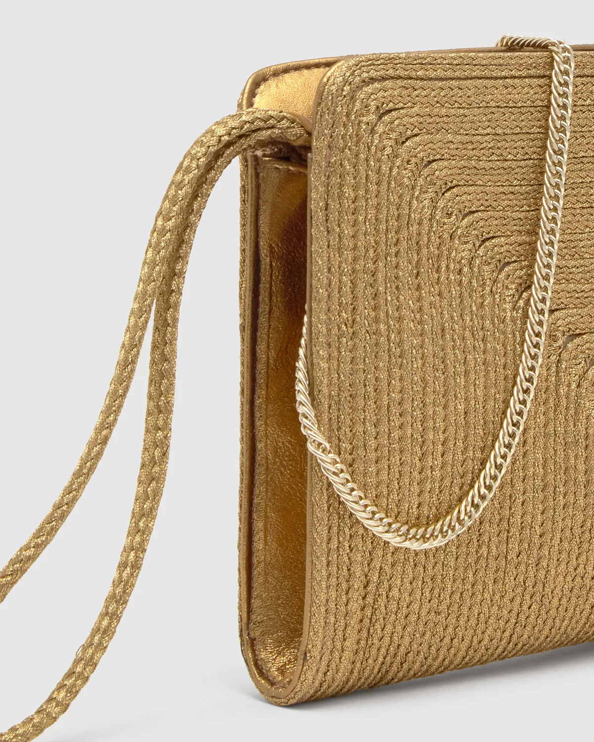 Castaner B. Bali/142 clutch oro viejo metallic