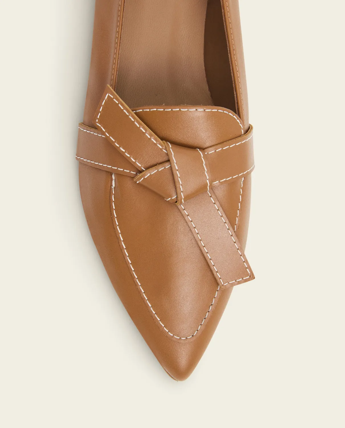 Flattered Ally loafers cognac leer