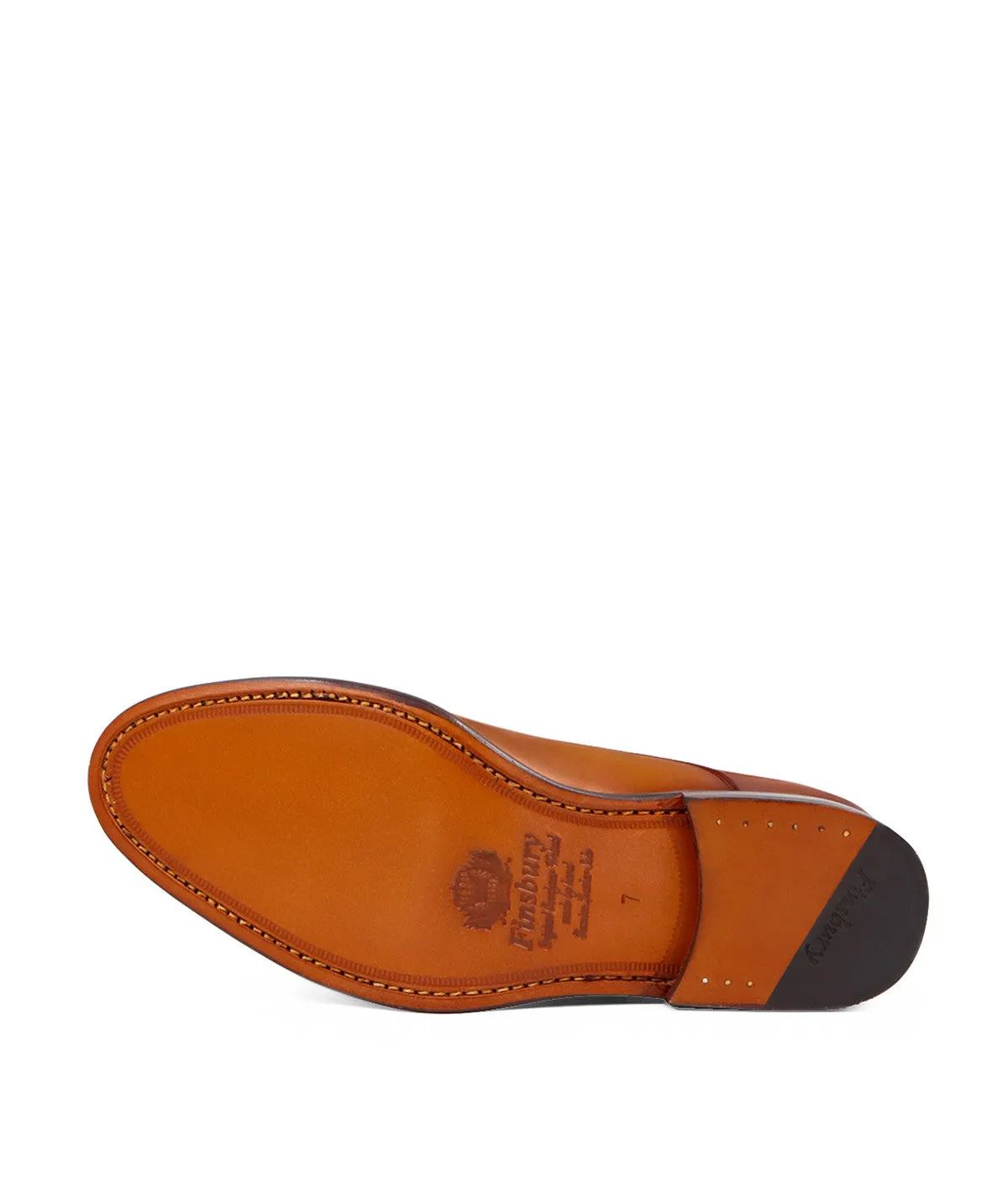 Finsbury OXFORD veterschoenen cognac gepatineerd