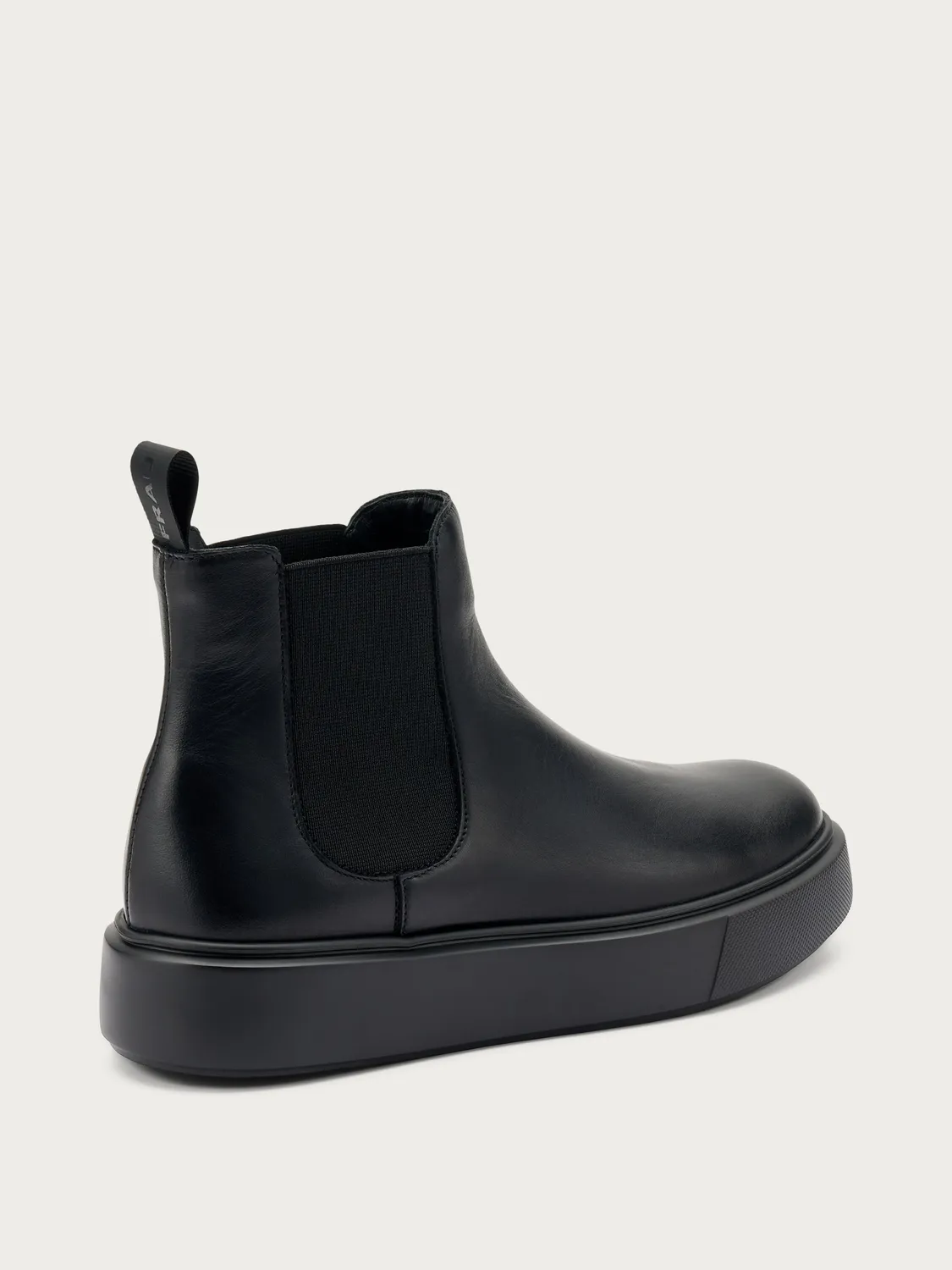 Frau Verona Beatle Chelsea Boots Zwart Leer Dames