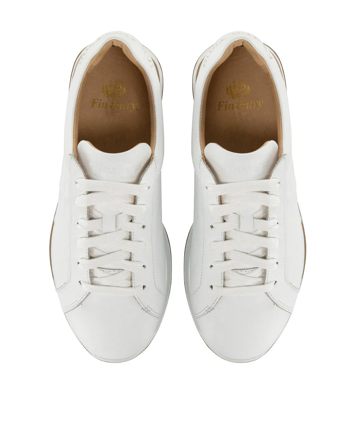 Finsbury All The Time sneakers wit leer dames