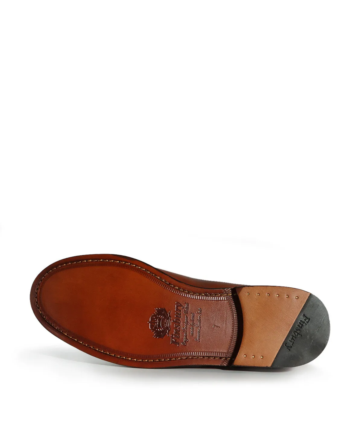 Finsbury College 1986 loafer lichtbruin goud leer