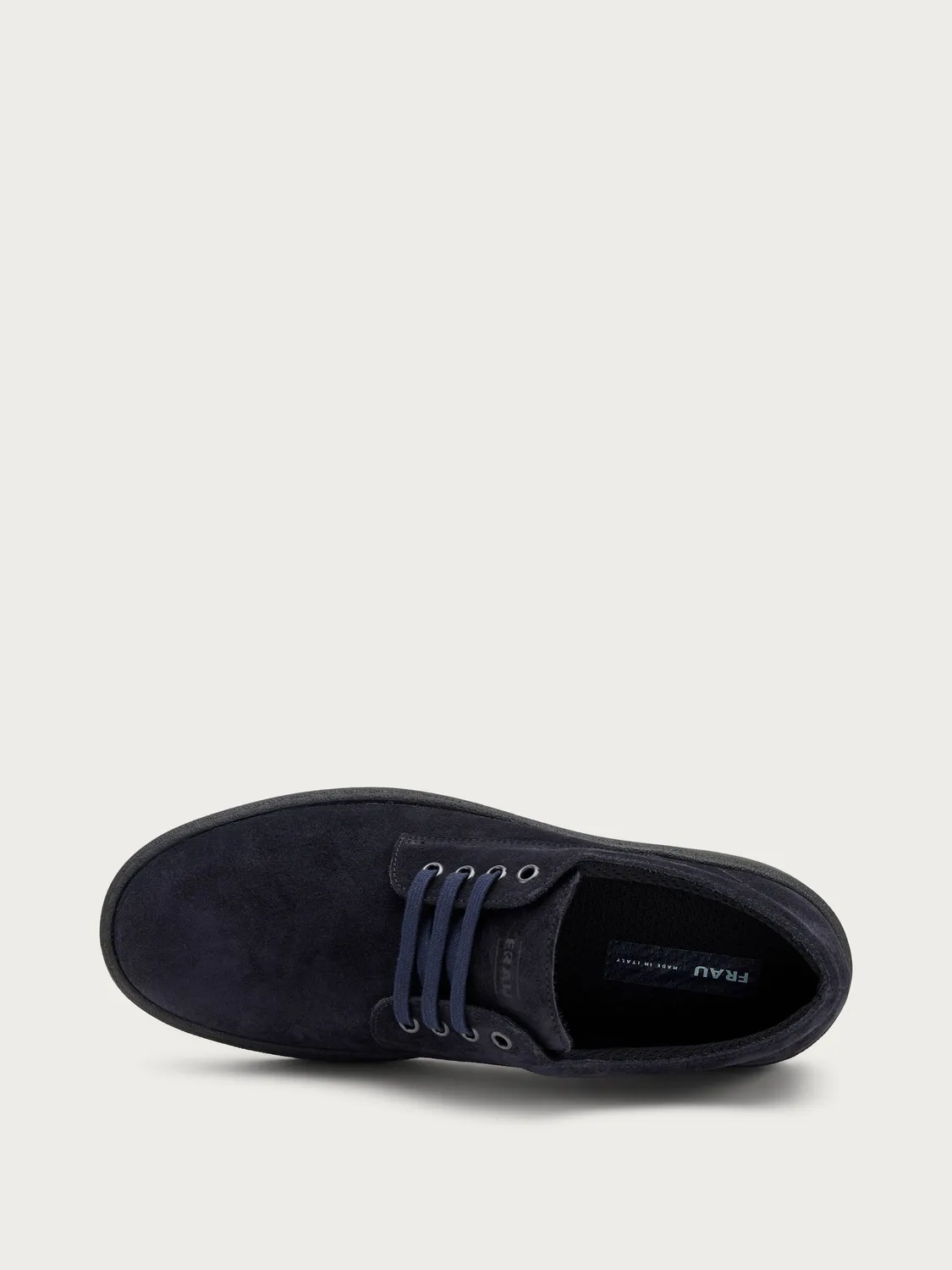 Frau Verona blauwe suède derby schoenen heren