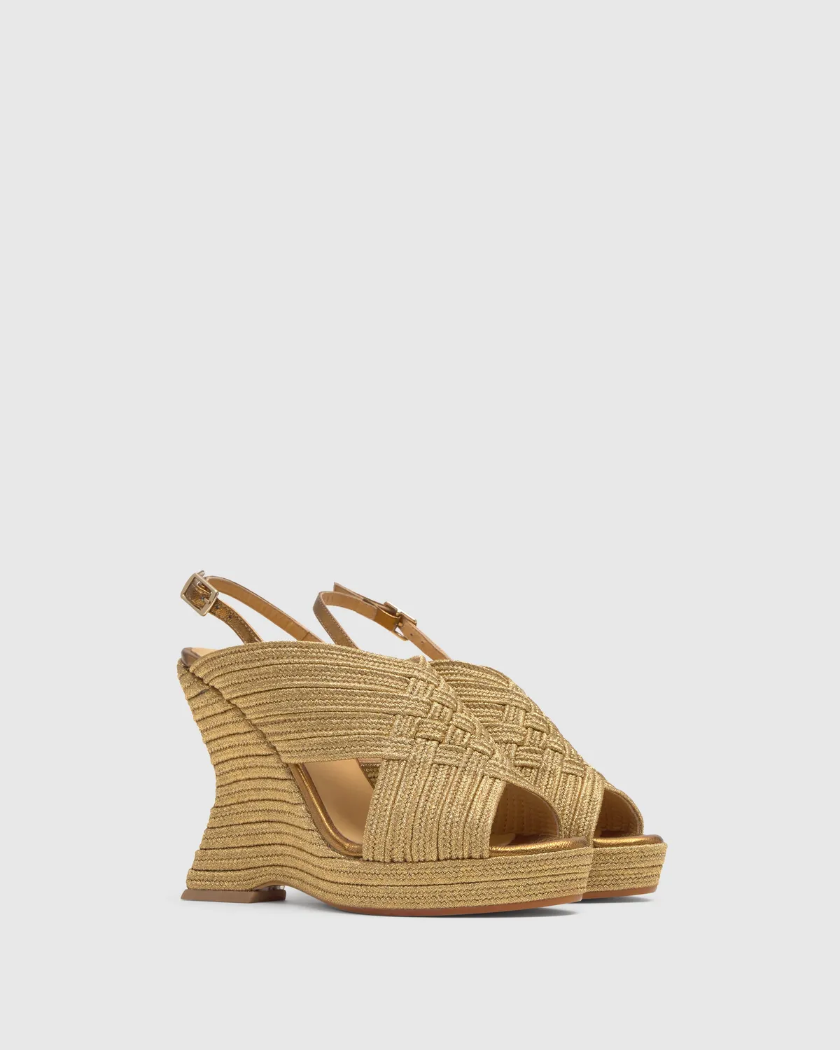 Castaner Juliet 142 sandalen oudgoud blokhak