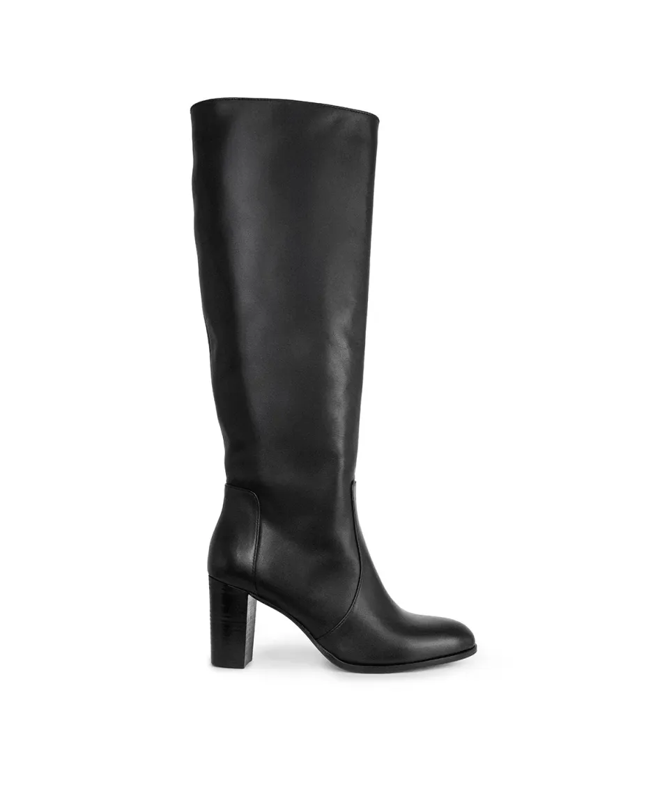 Finsbury Adriana laarzen zwart leer 7 cm hak
