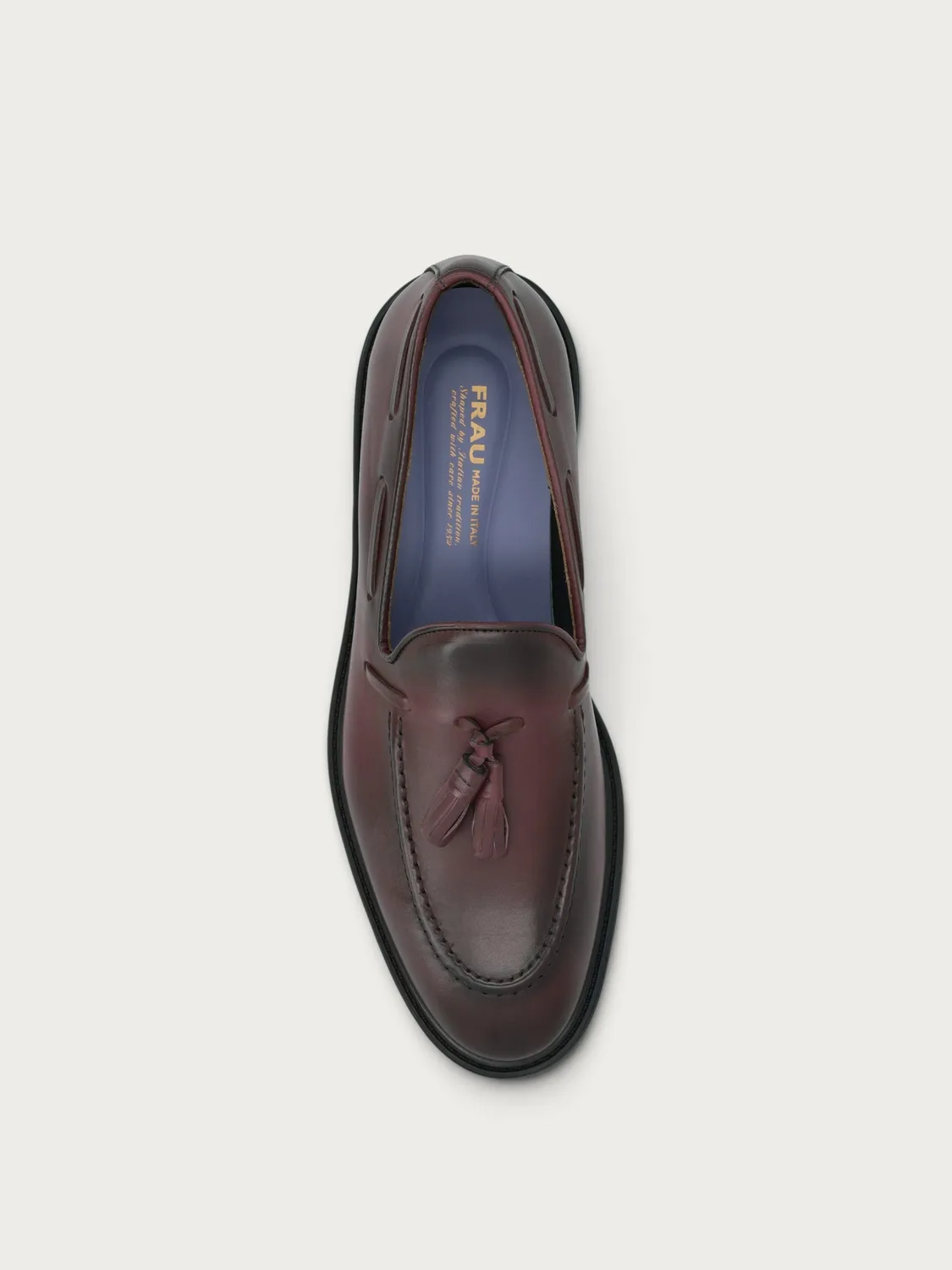 Frau Signature loafers bordeaux kwastjes