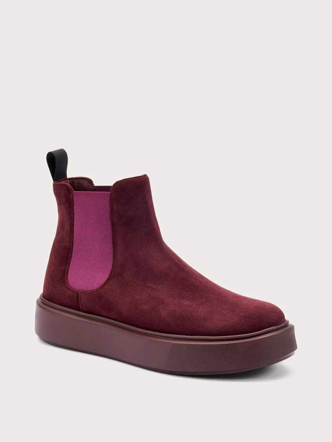 Frau Verona Beatle boots bordeaux suede dames