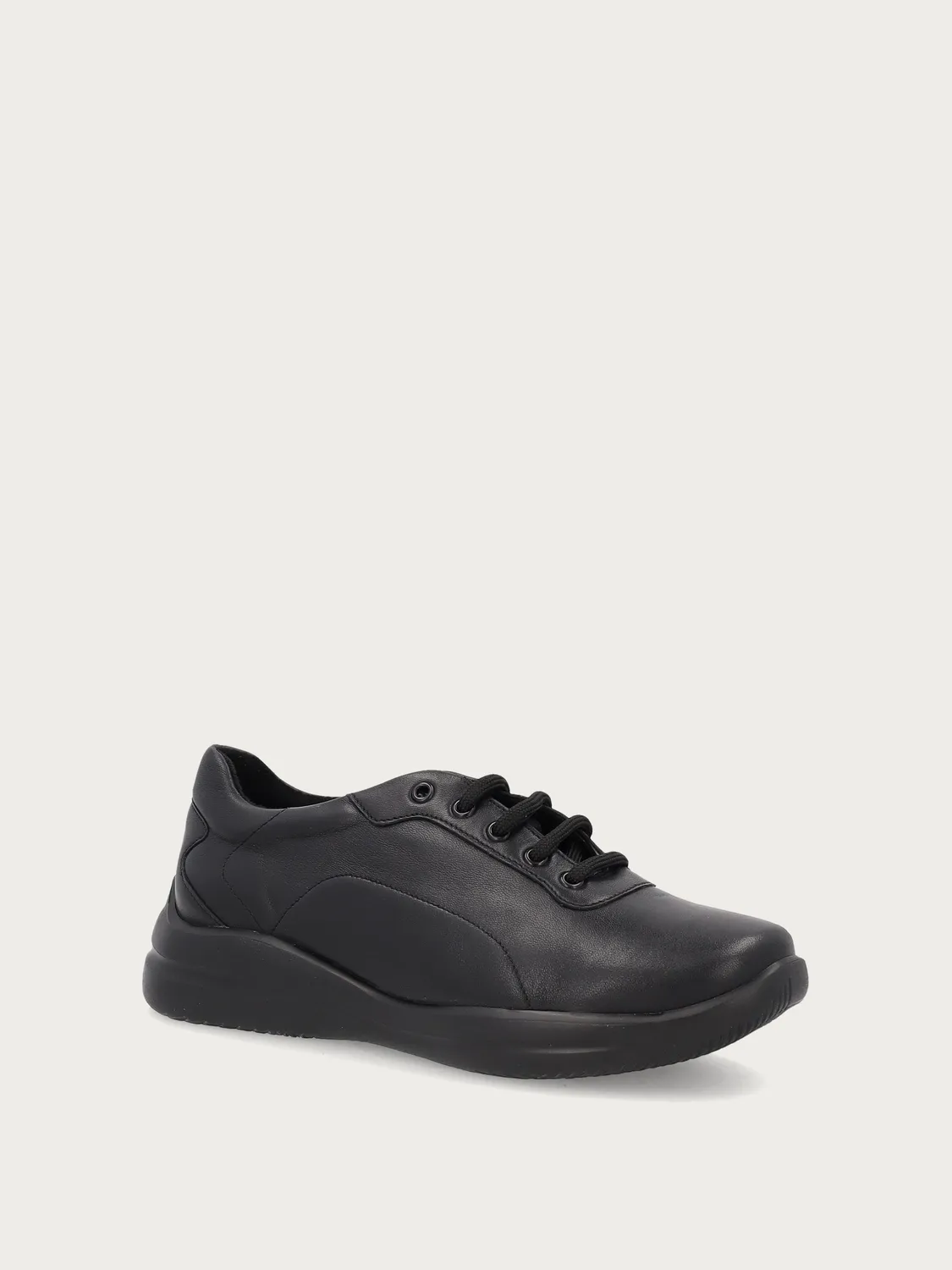 Frau Comfort Tech sneakers zwart leer demping