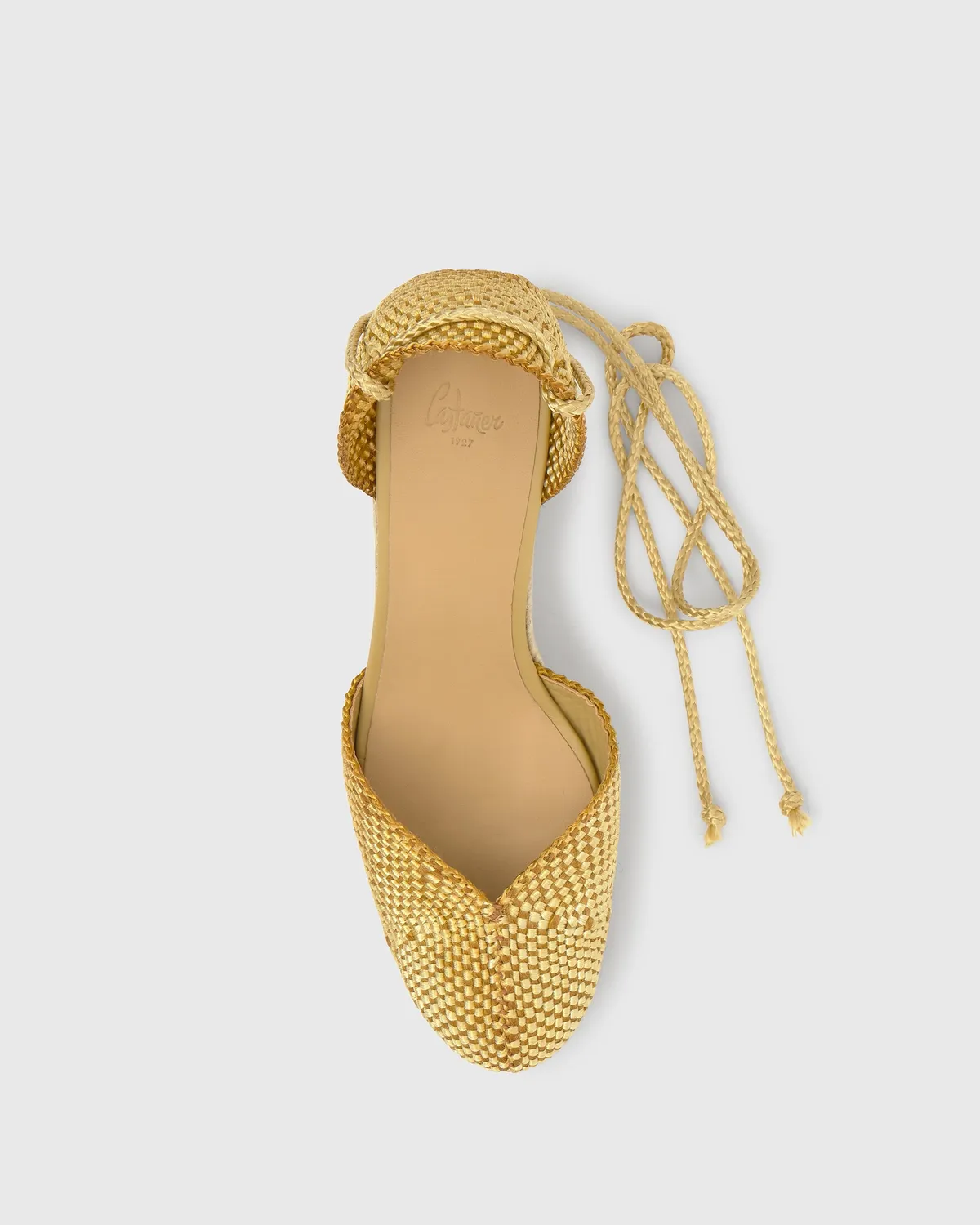 Castaner Cora 8/298 espadrilles oker sleehak 9 cm