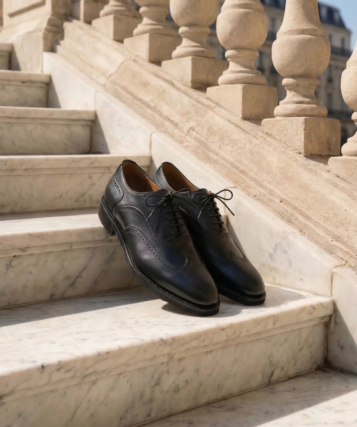 Finsbury Kendal oxford zwart lichte rubber zool