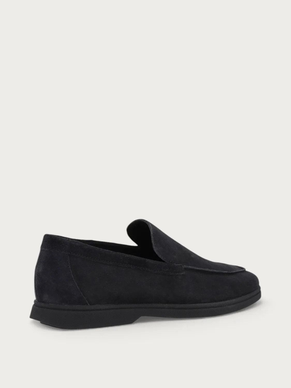 Frau Verona zwarte suède loafers heren