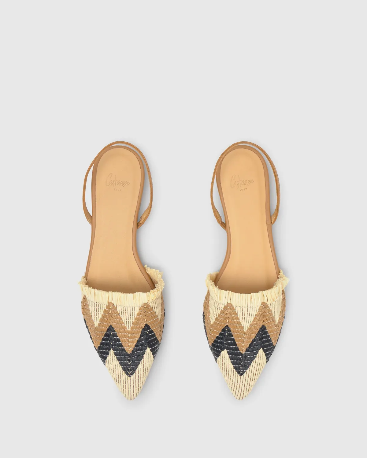 Castaner Berta 296 ballerina multicolor raffia