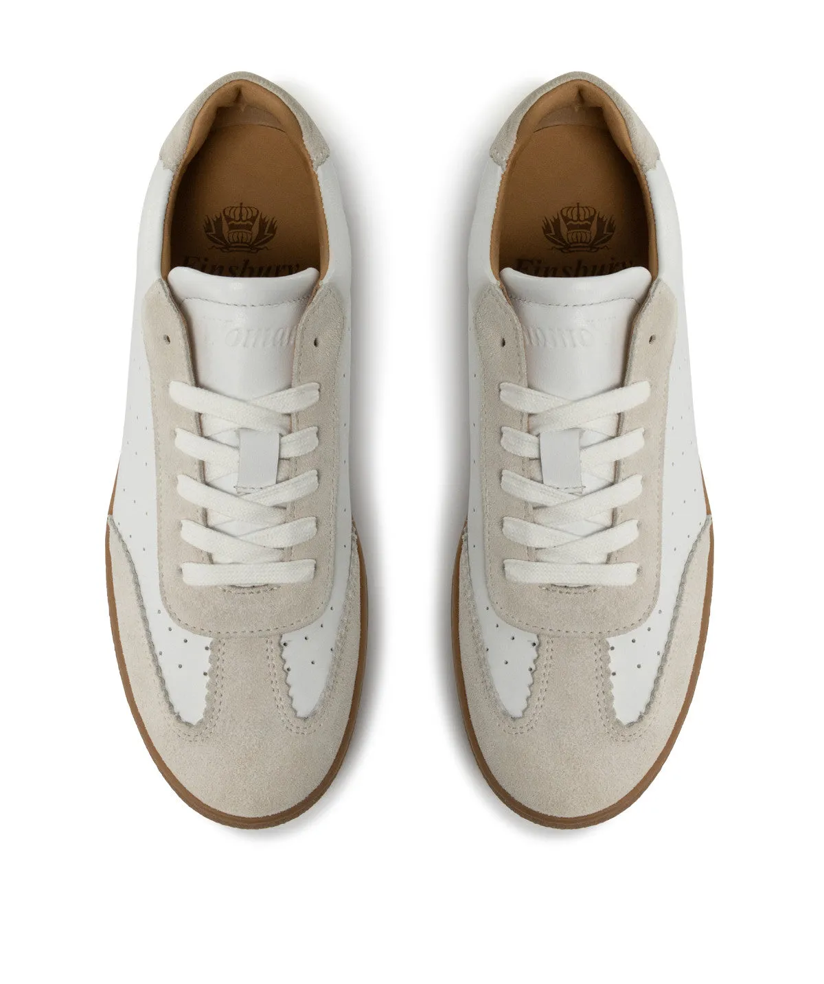 Finsbury Jane sneaker wit leer dames Strobel