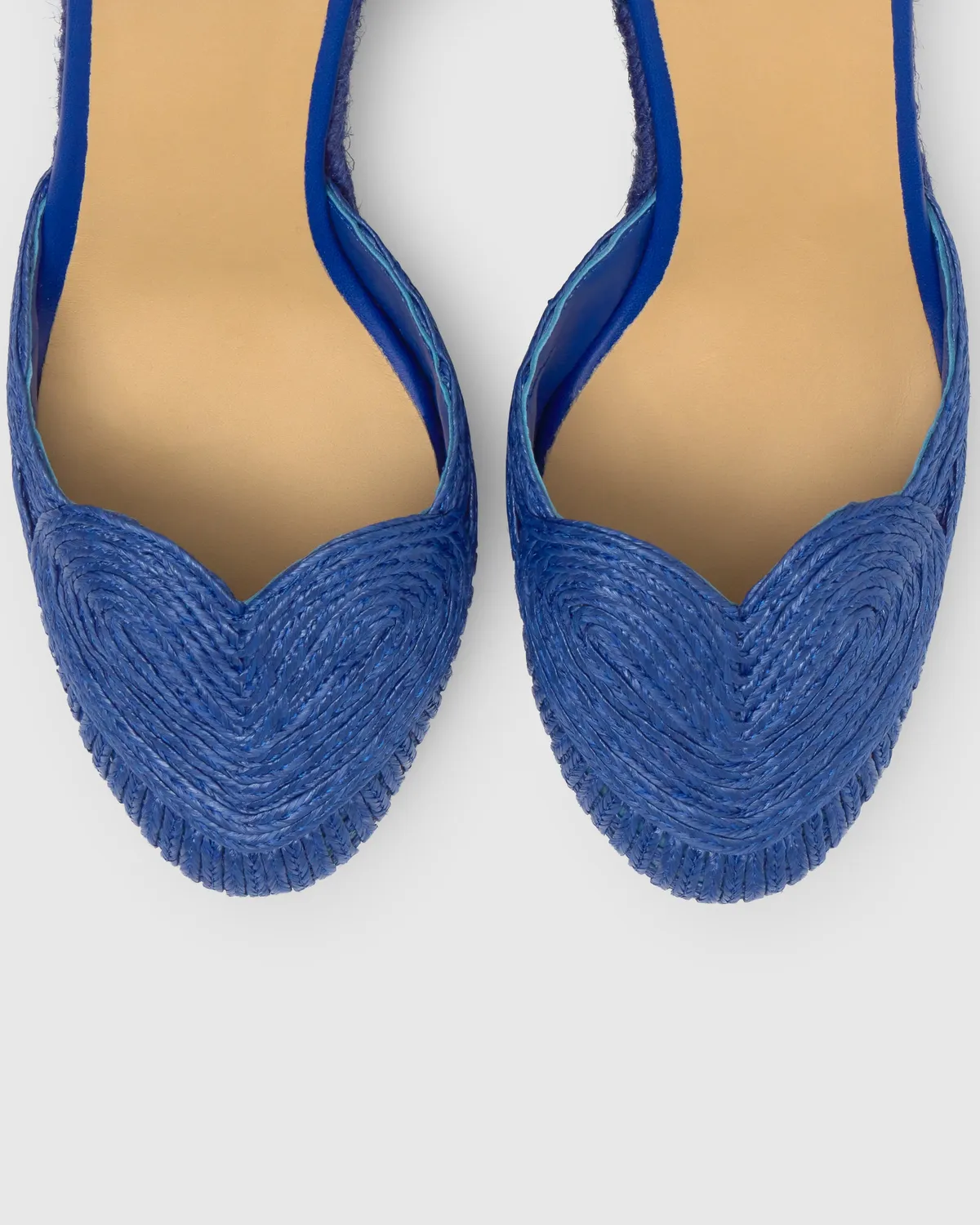 Castaner Cacia C/8/302 espadrilles blauw raffia 9cm