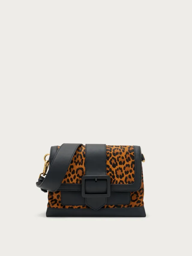 Frau schoudertas luipaardprint synthetisch one-size