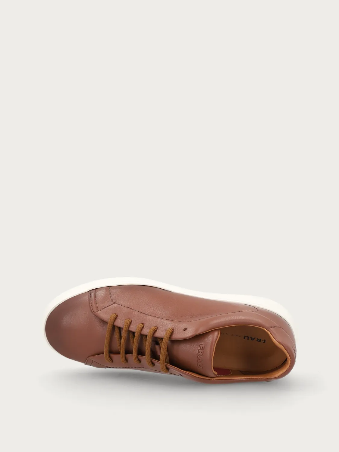 Frau Minimal sneakers bruin leer heren