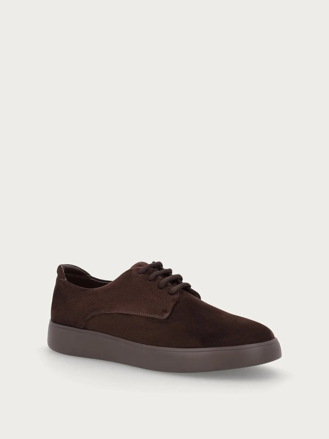 Frau Verona donkerbruine suède sneakers heren