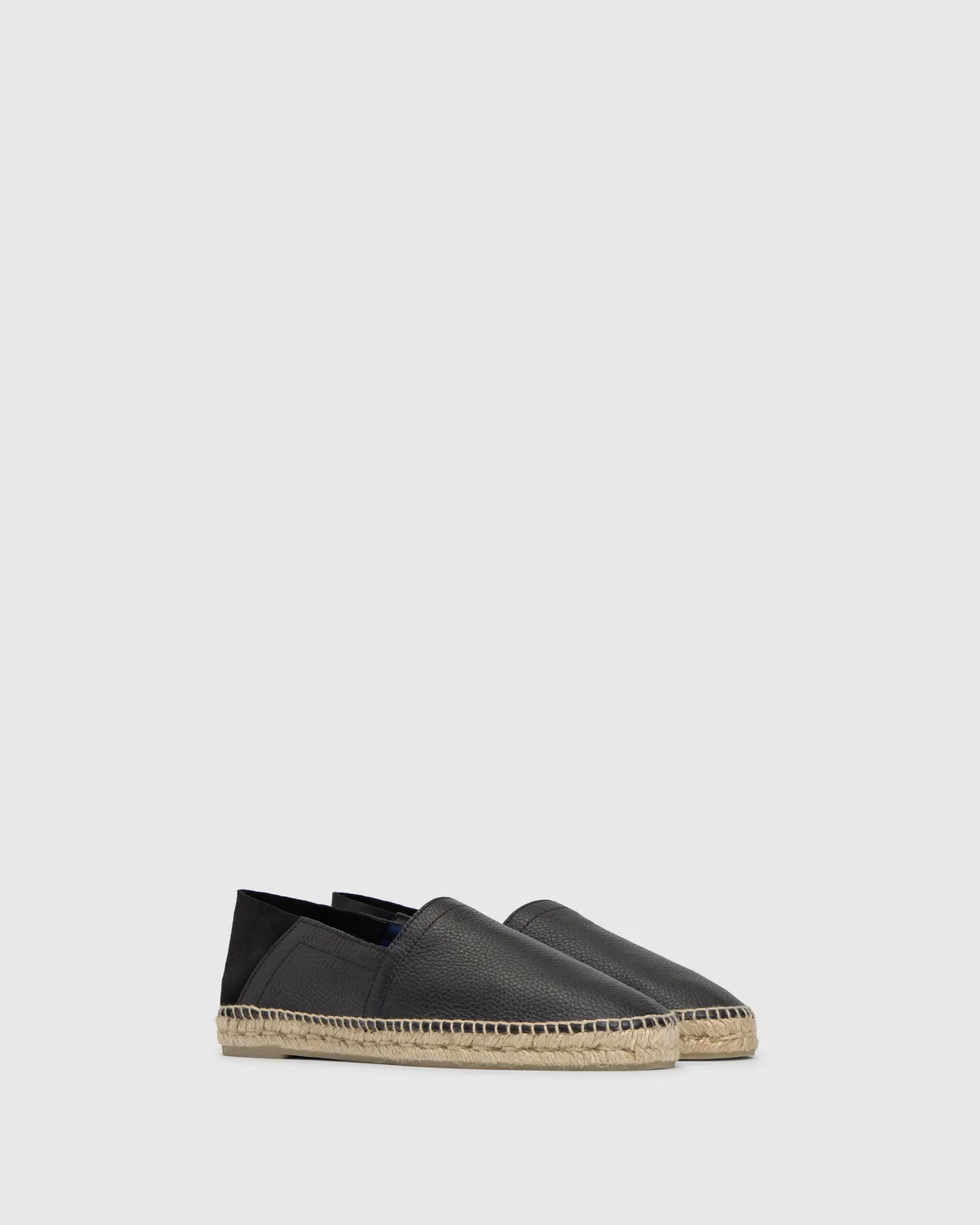 Castaner Polo POLO/249 heren espadrilles zwart leer