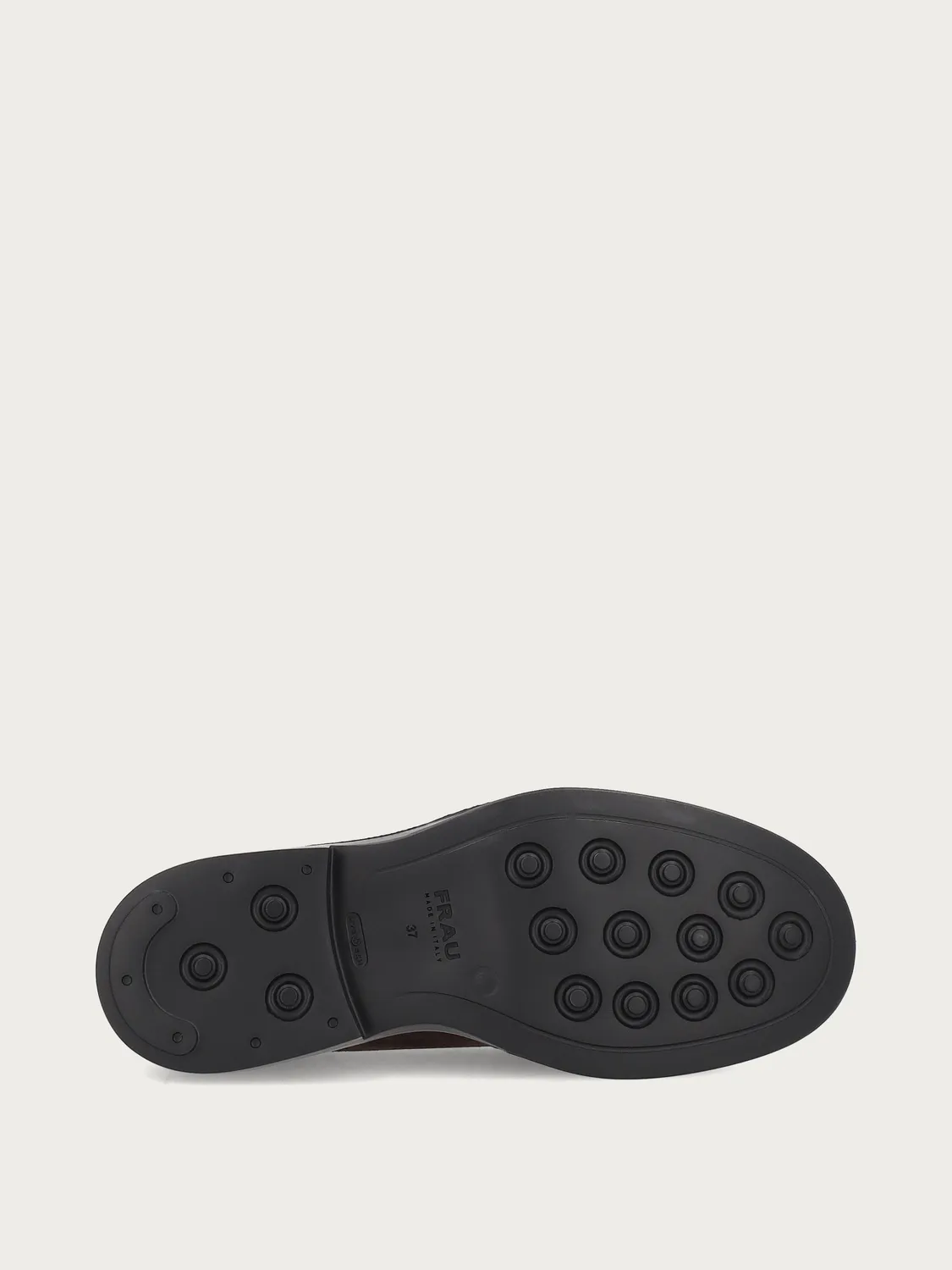 Frau Verona loafers bruin suède geplooid dames