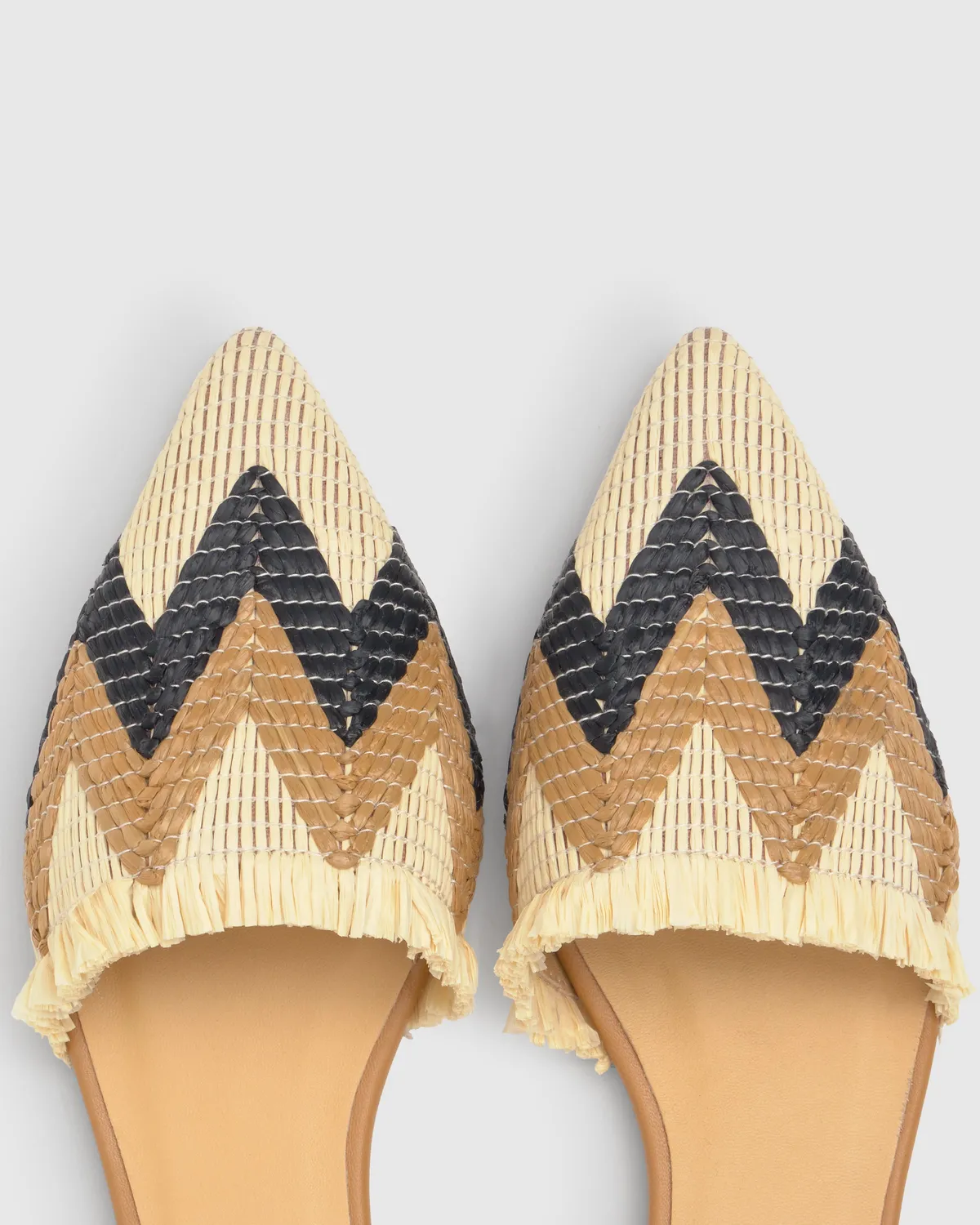 Castaner Berta 296 ballerina multicolor raffia