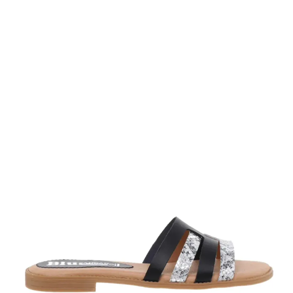 Donelli 7504 slippers zwart leer dames
