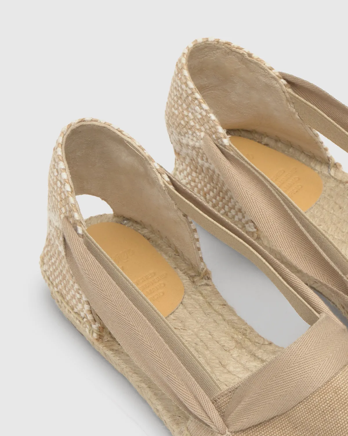 Castaner Kaia 002 espadrilles sand plat canvas