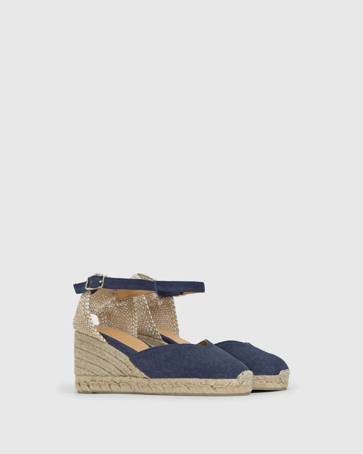 Castaner Chiarita/6/002 espadrille blauw oxford canvas