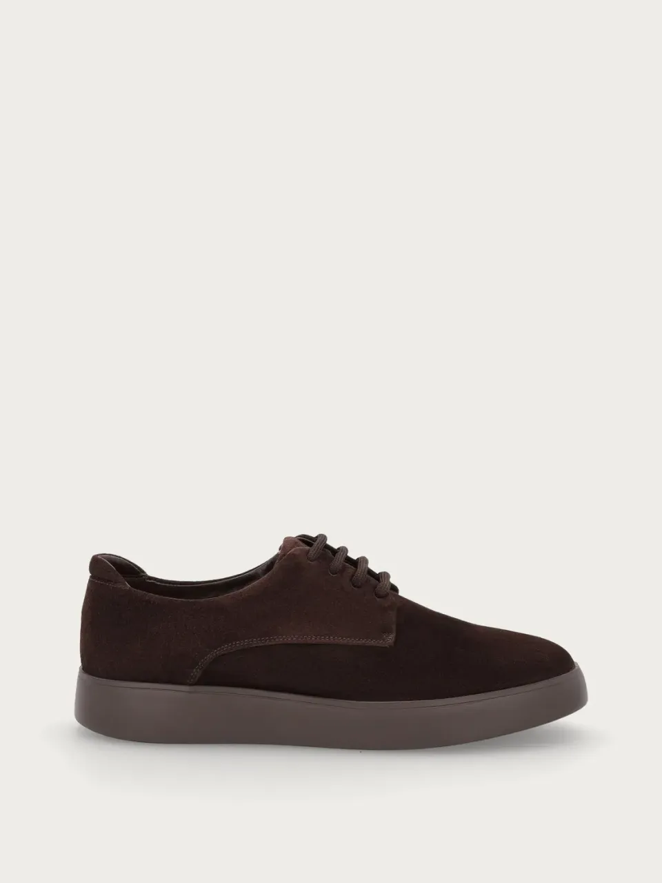 Frau Verona donkerbruine suède sneakers heren