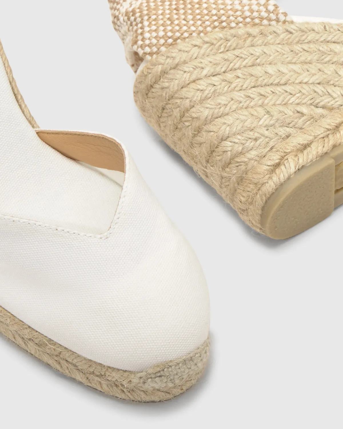 Castaner Chiara 8/001 espadrilles wit katoen lace-up