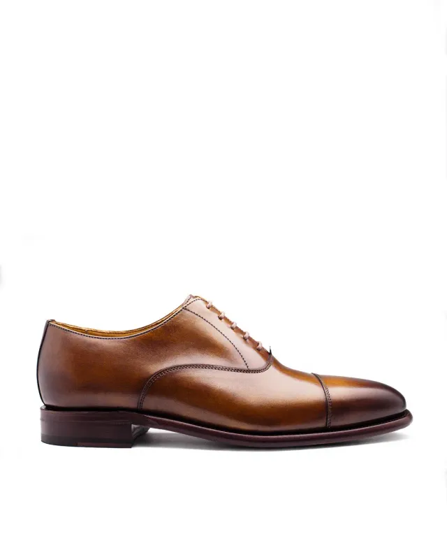 Finsbury Consul Gold Patina oxfordschoenen lichtbruin leer