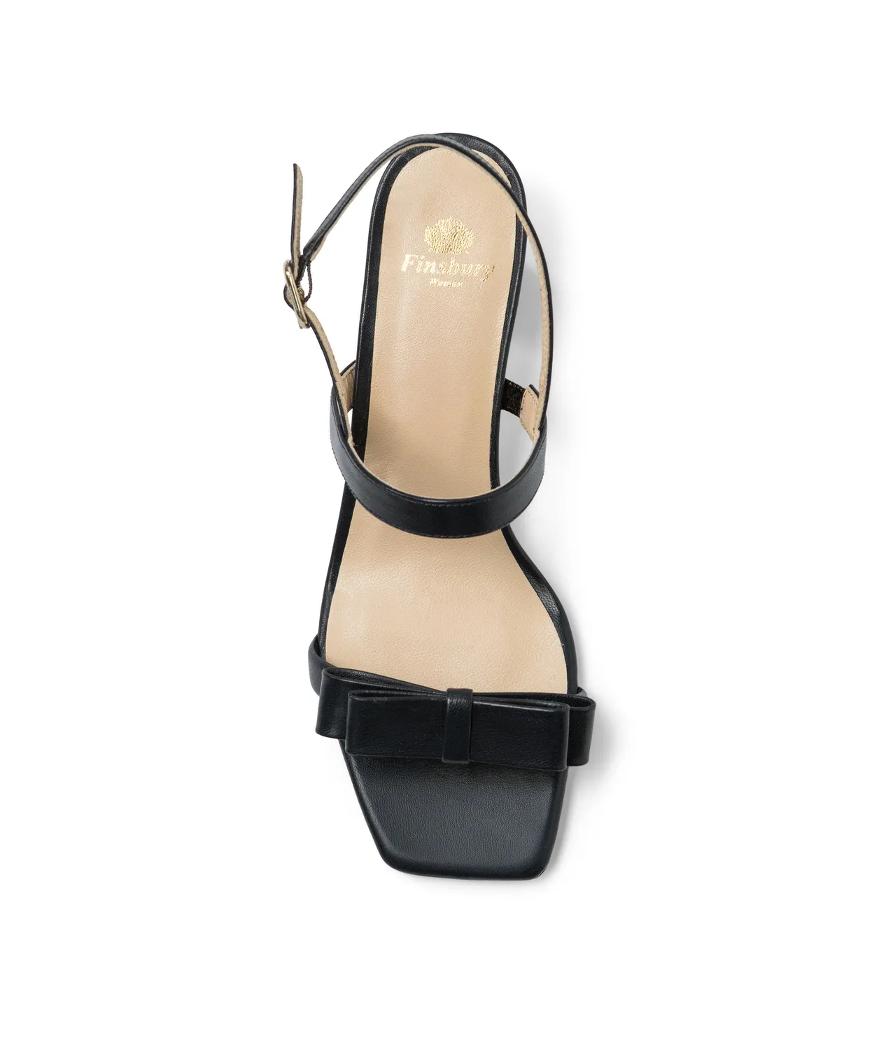 Finsbury Antoinette sandalen navy hak 5cm