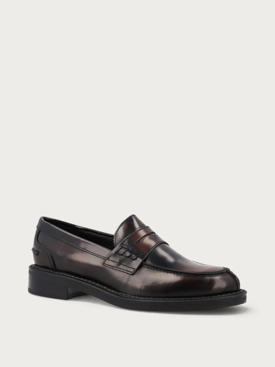 Frau Verona loafers rokerig bruin leer college
