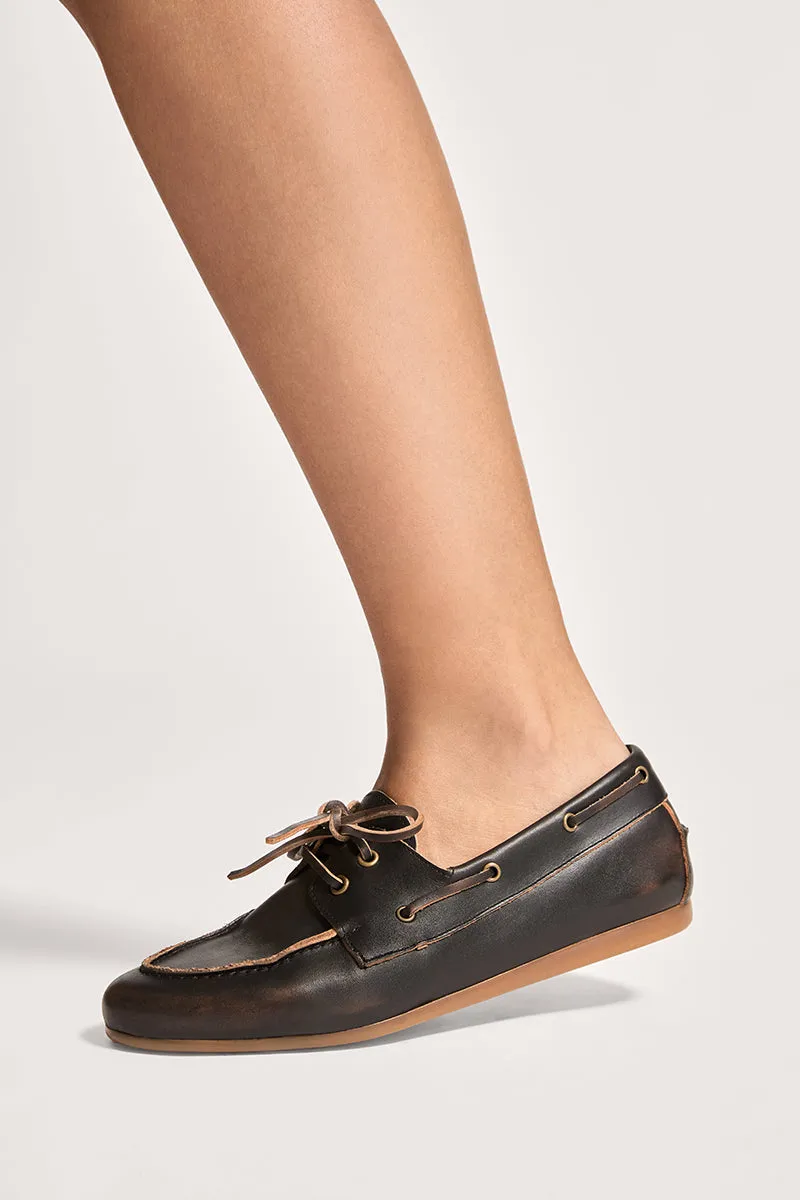 Bryan Stepwise Abby bootschoenen bruin leer