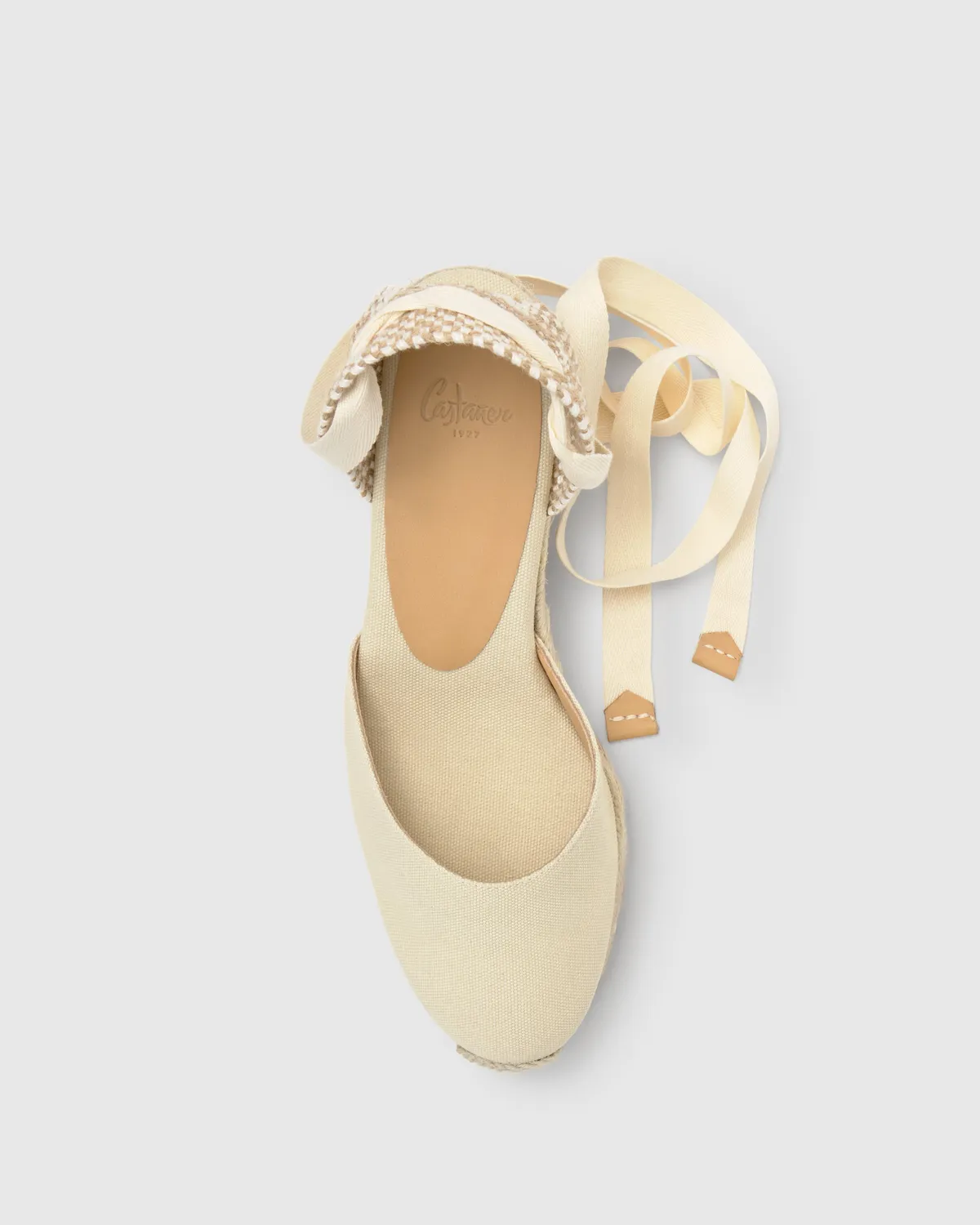 Castaner Carina/6/001 espadrilles ivoor canvas