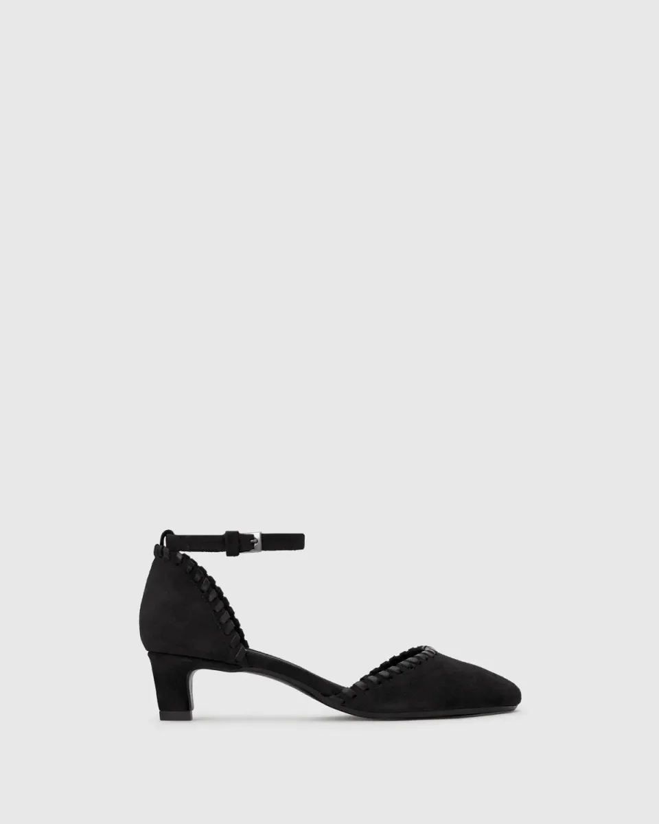 Castaner Adela/186 pump zwart suède 4cm