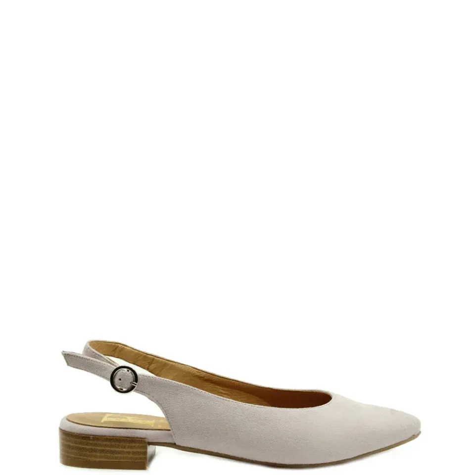 Donelli 32659 pumps rose suède hak 2 cm