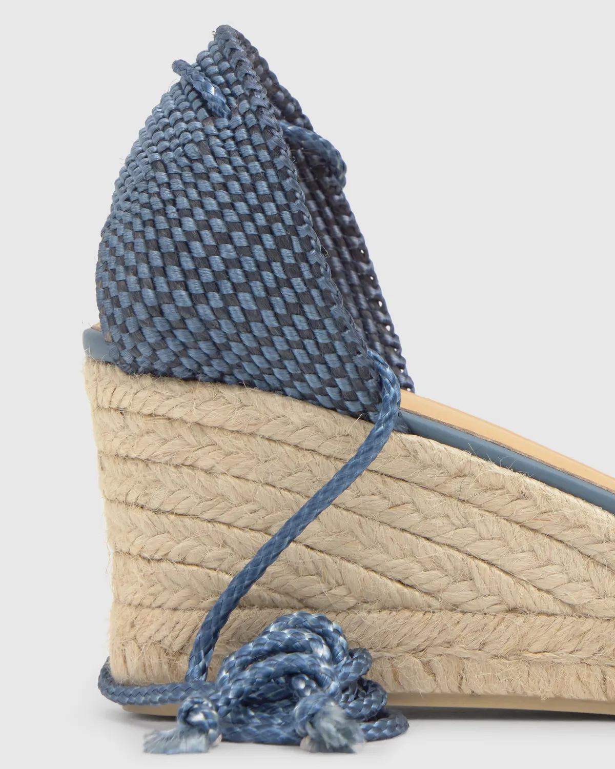 Castaner Cora 6/298 espadrilles blauw denim 7 cm