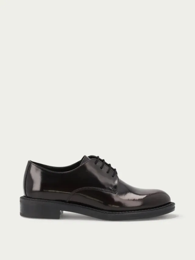 Frau Verona oxford veterschoenen bordeaux leer
