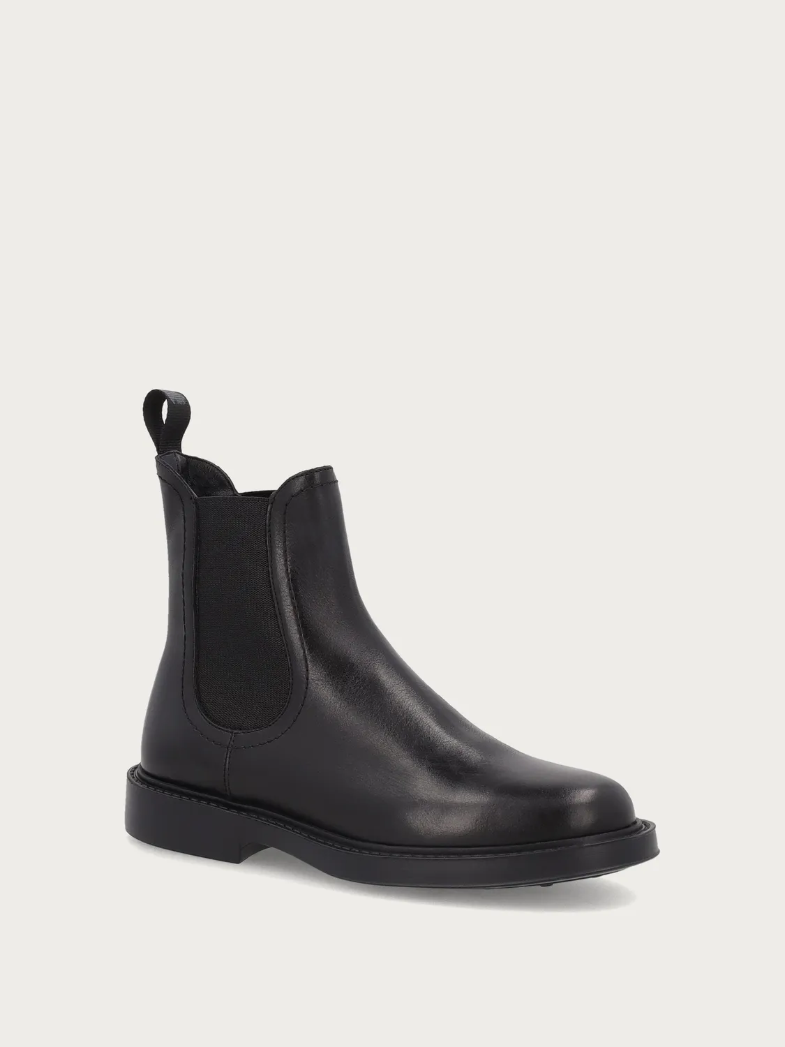 Frau Verona Beatle boots zwart leer licht