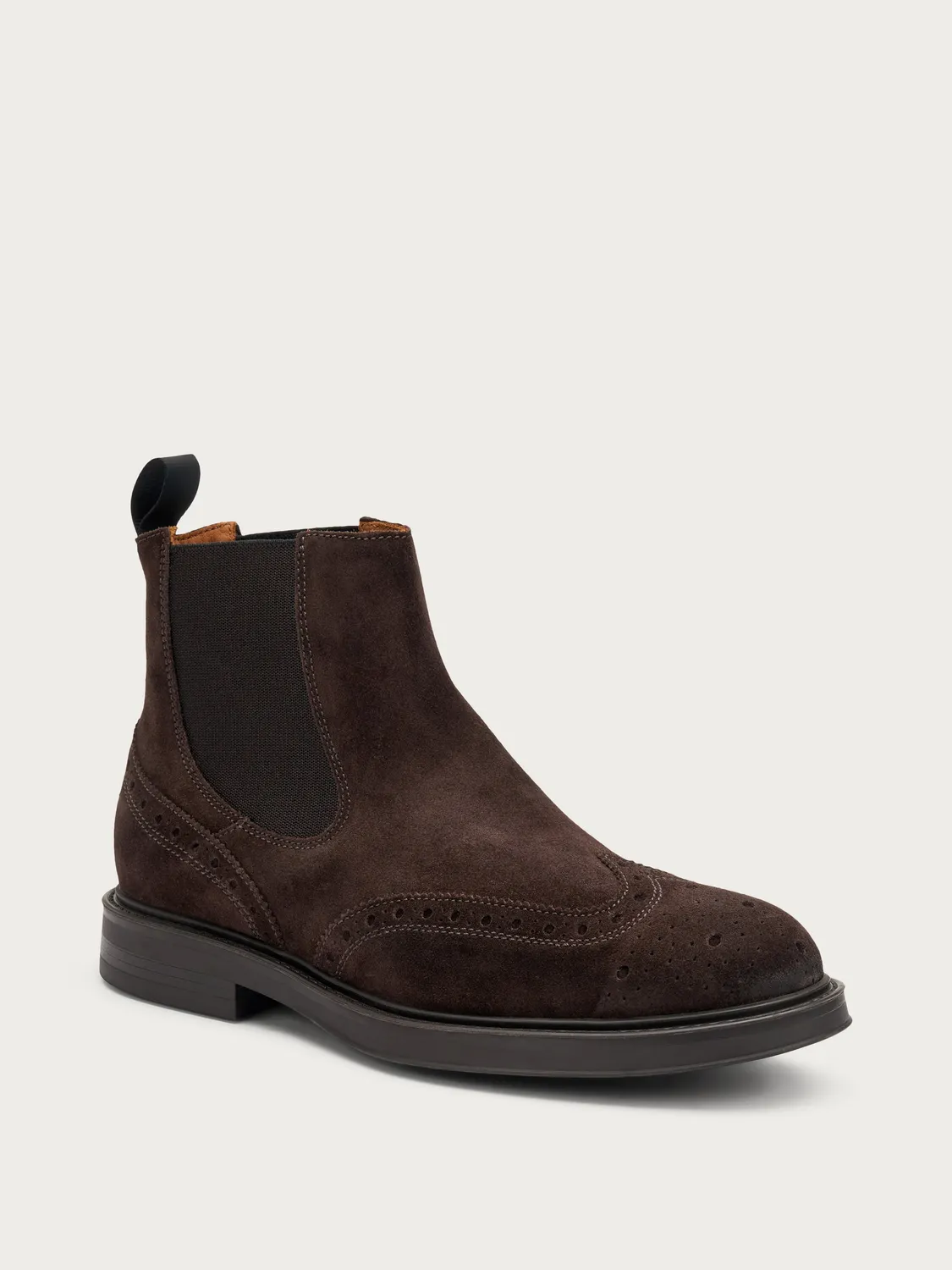 Frau Verona bruine suède chelsea boots heren