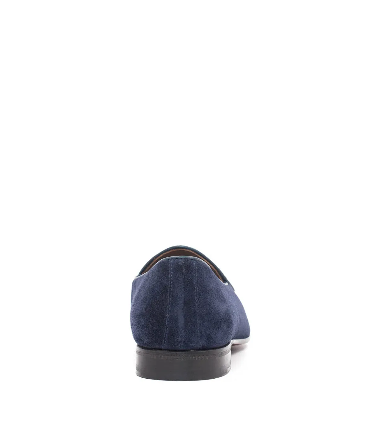 Finsbury Douglas loafers navy suède kalfsleer