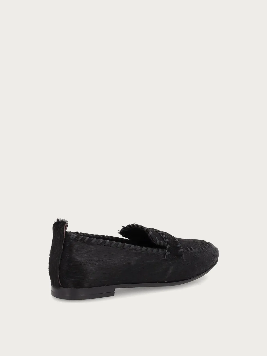 Frau Verona loafers zwart pony-effect leer