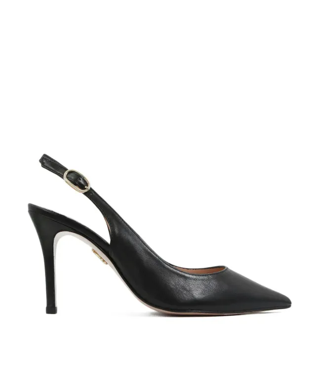 Finsbury Kelly pumps zwart leer 8 cm hak