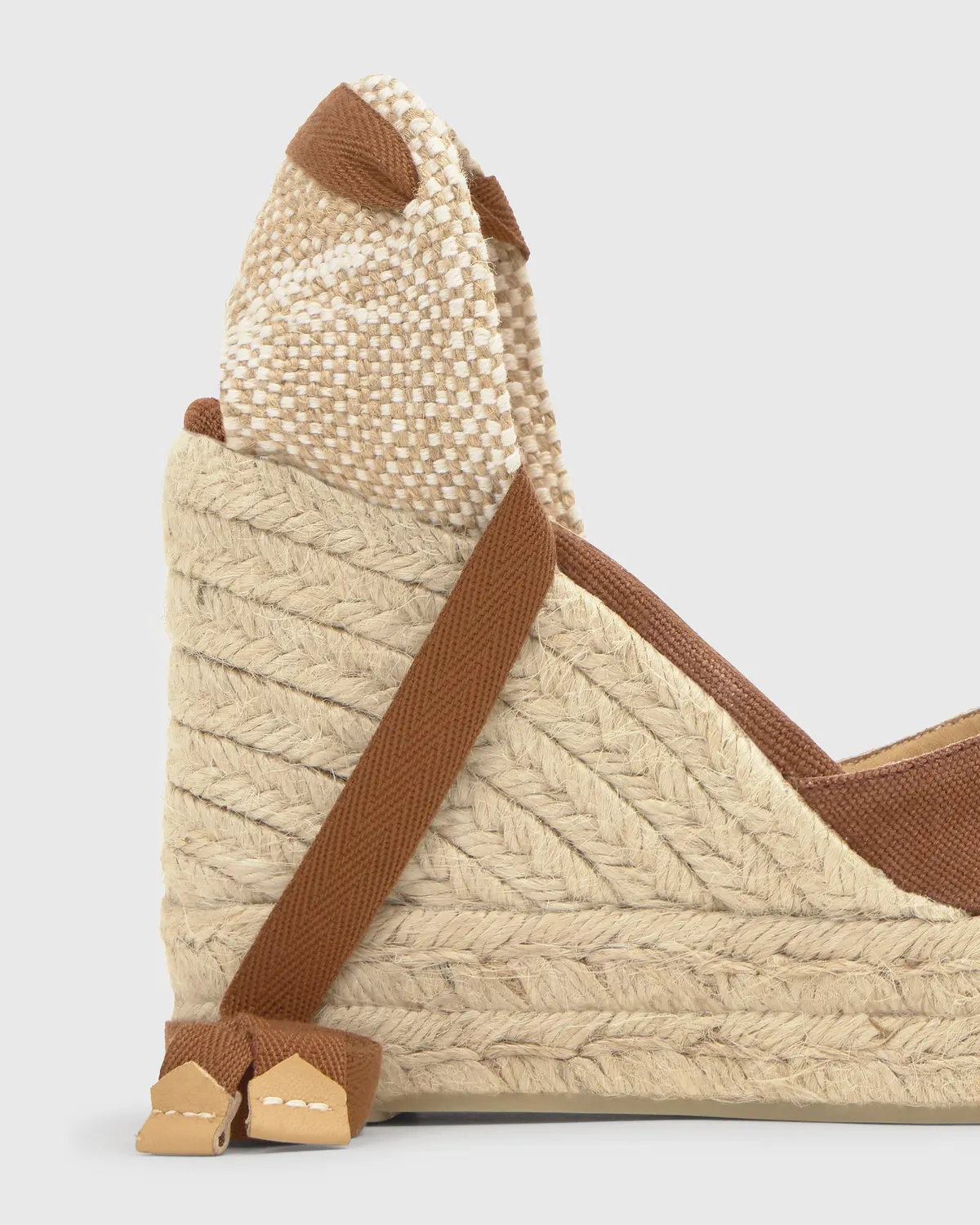 Castaner Chiara 8ED/002 espadrilles pecan canvas 11 cm