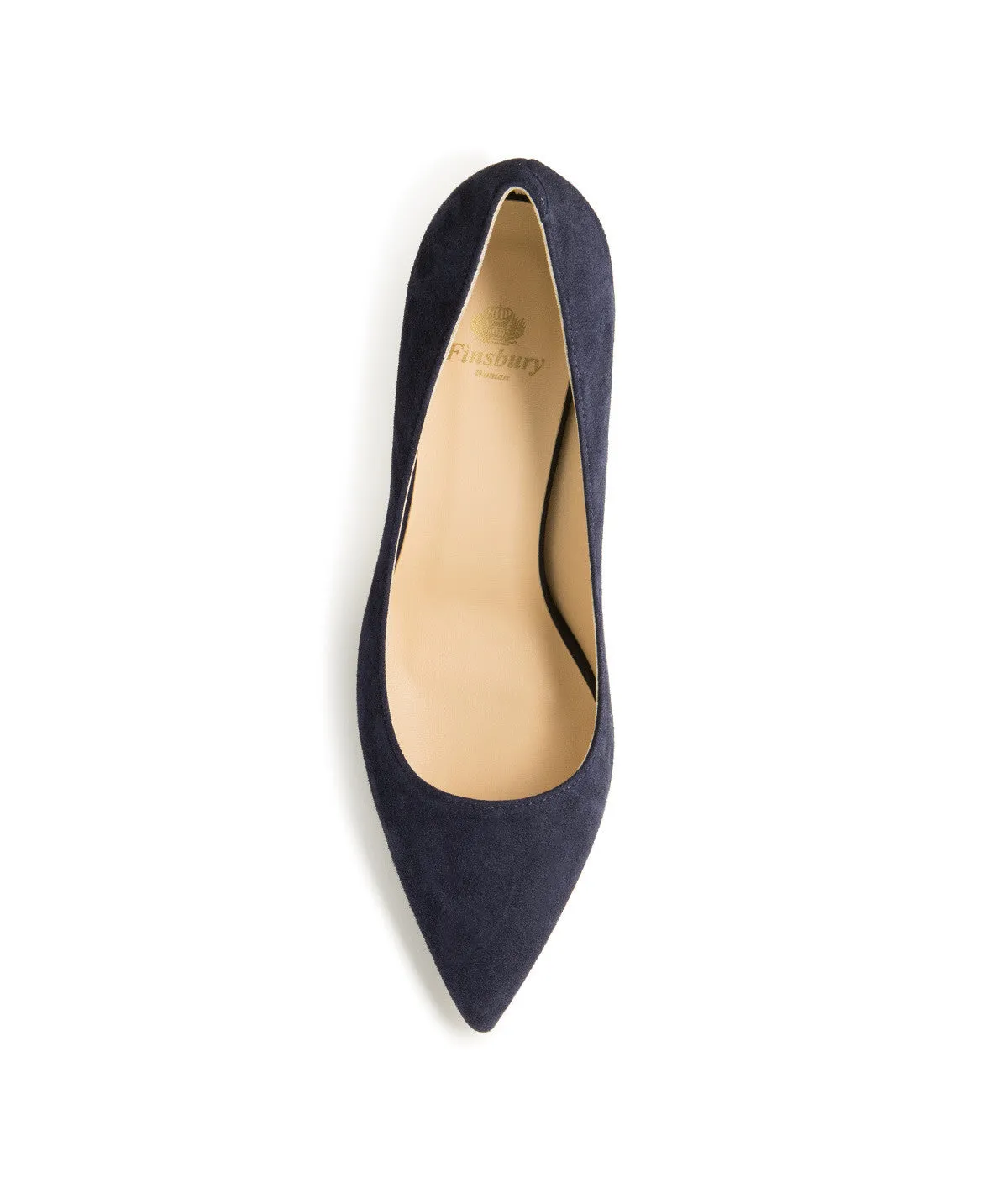 Finsbury MANON pumps navy suède 8 cm hak