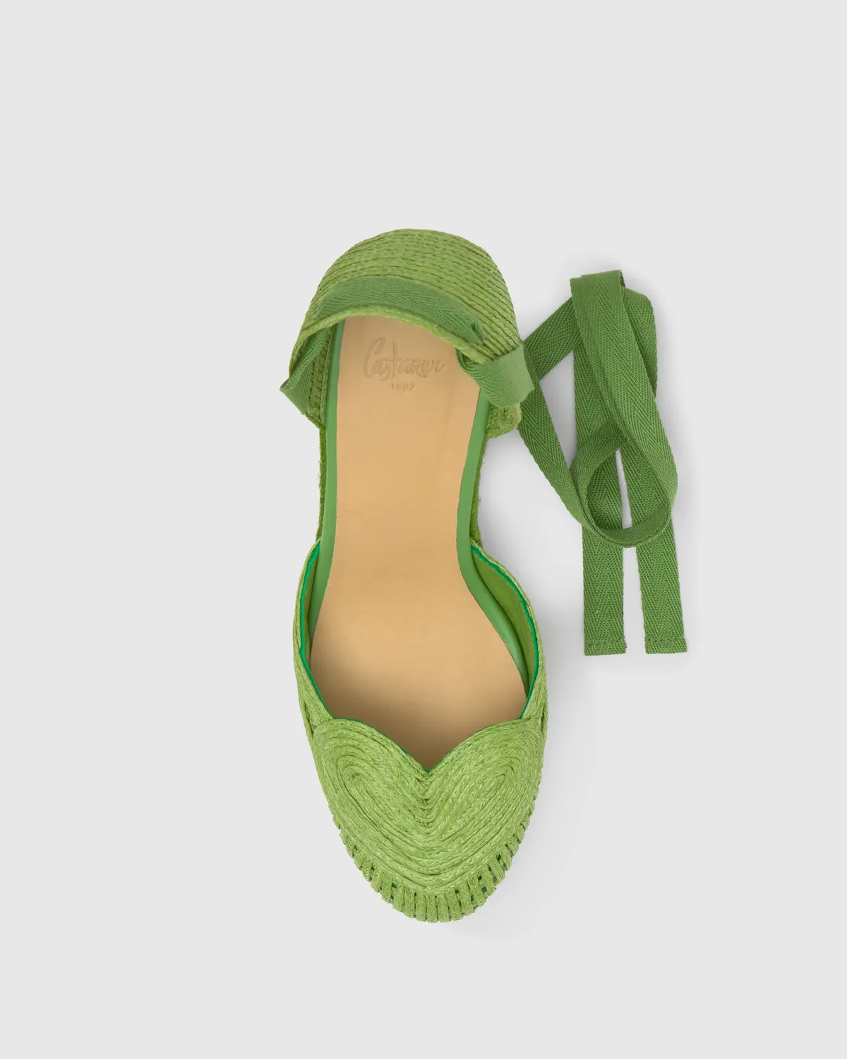 Castaner Cacia C 8 302 espadrille groen raffia